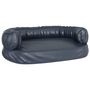 Voir la diapositive 2 : VIDAXL Lit pour chien ergonomique Mousse Bleu fonce 60x42cm Similicuir