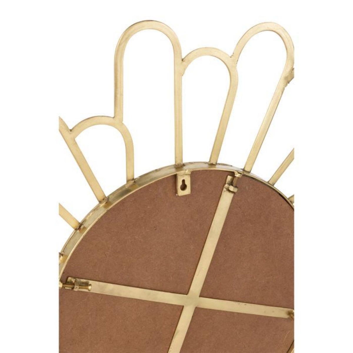 Paris Prix Miroir Mural Fleur en Métal  Moza  90cm Or