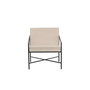 Voir la diapositive 3 : Paris Prix Fauteuil Design Velours  Rakel  78cm Beige