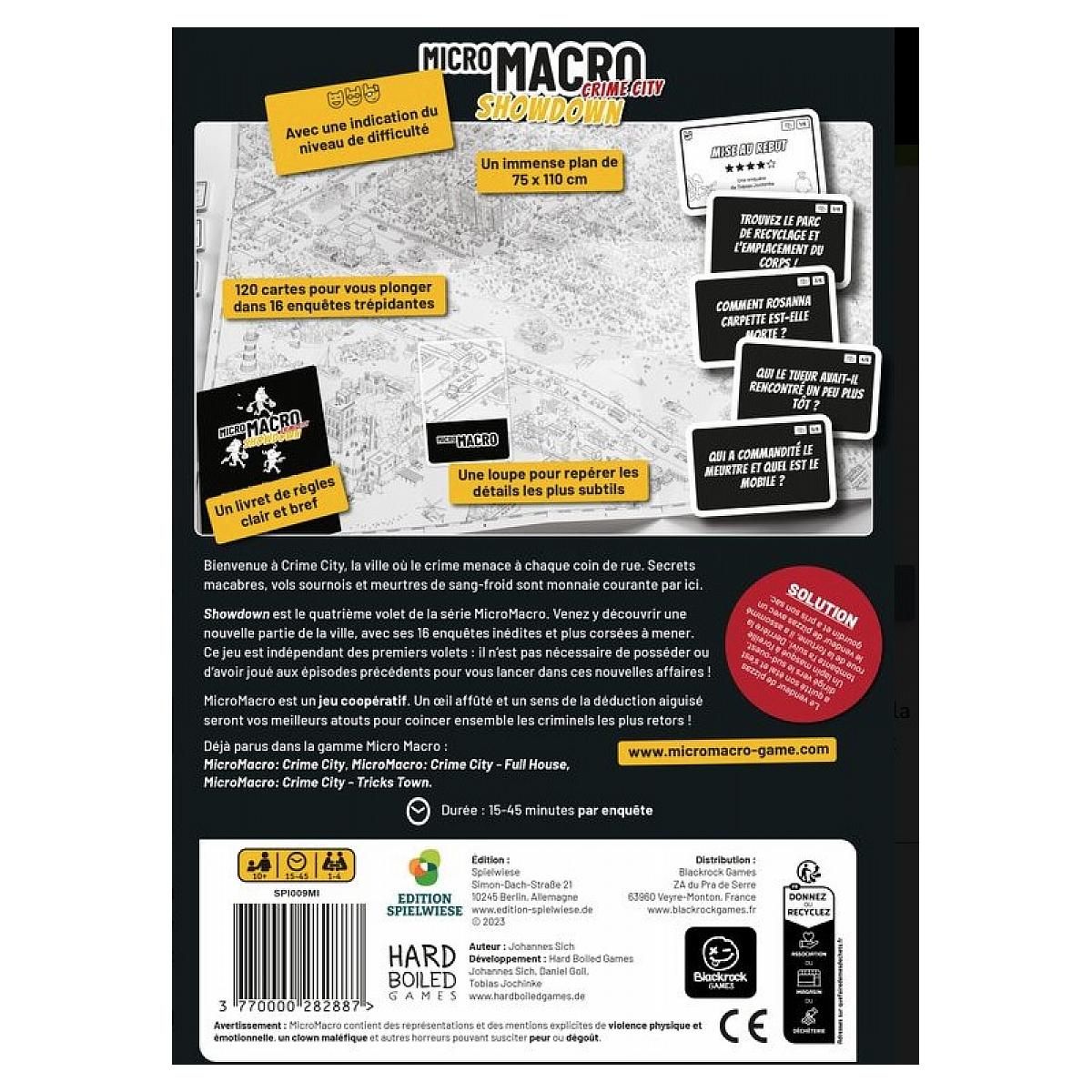 Blackrock Editions MICRO MACRO CRIME CITY 4 - SHOWDOWN, -