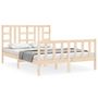 Voir la diapositive 1 : VIDAXL Cadre de lit sans matelas 160x200 cm bois massif de pin