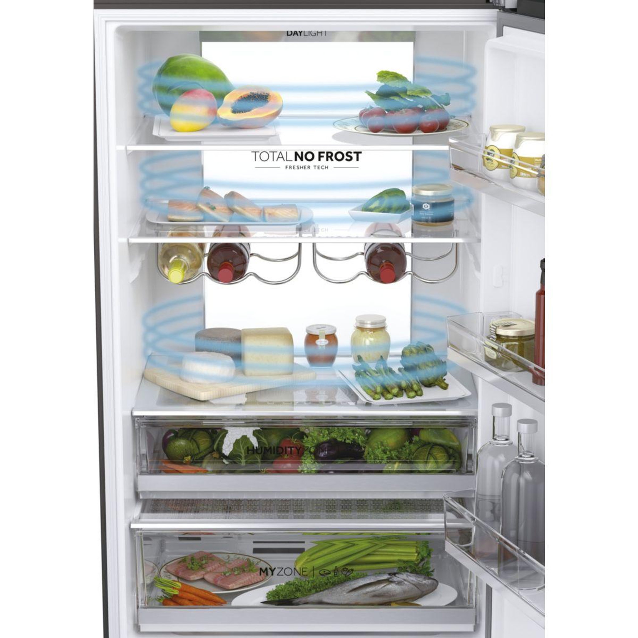 Voir la diapositive 5 : HAIER Réfrigérateur combiné HTW7720ENMB