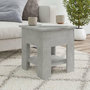 Voir la diapositive 1 : VIDAXL Table basse gris beton 40x40x42 cm bois d'ingenierie