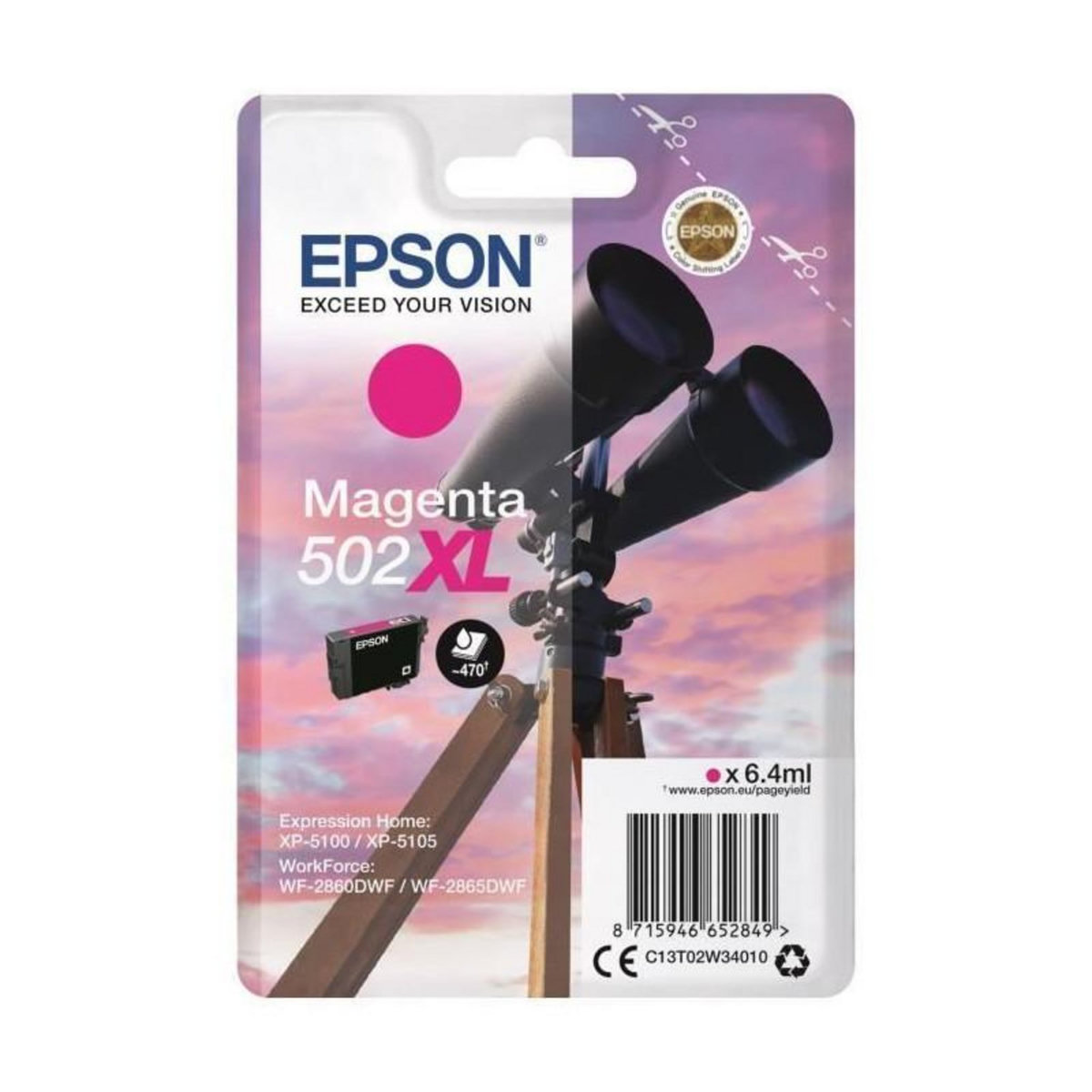 Epson EPSON Cartouche Jumelles - Magenta XL 502