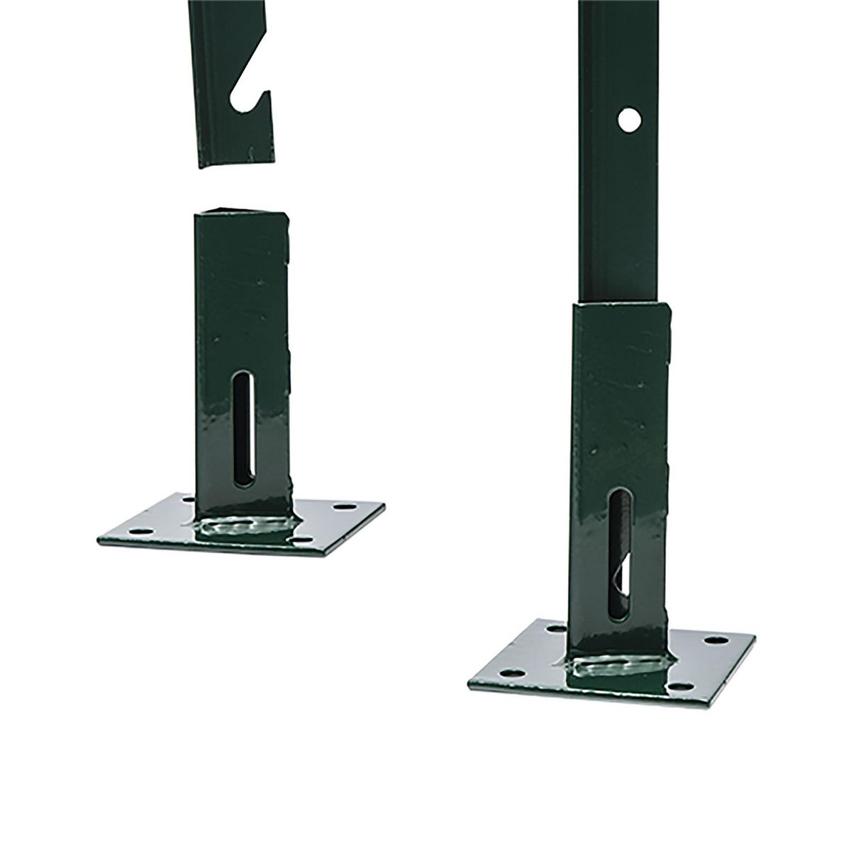 WERKAPRO Support poteau fer  forme T  WERKA PRO vert