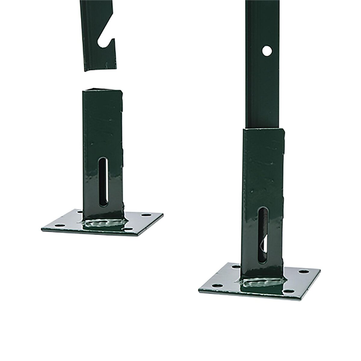 WERKAPRO Support poteau fer  forme T  WERKA PRO vert