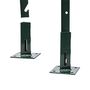 Voir la diapositive 3 : WERKAPRO Support poteau fer  forme T  WERKA PRO vert