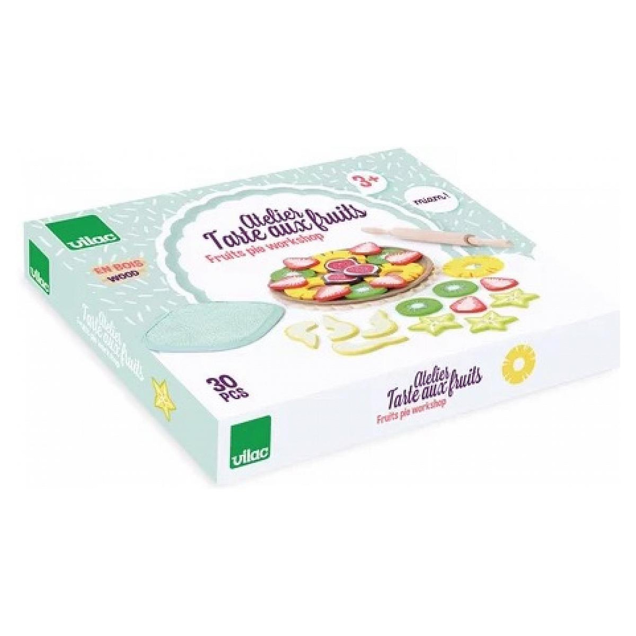 Voir la diapositive 2 : Vilac Atelier tarte aux fruits en bois