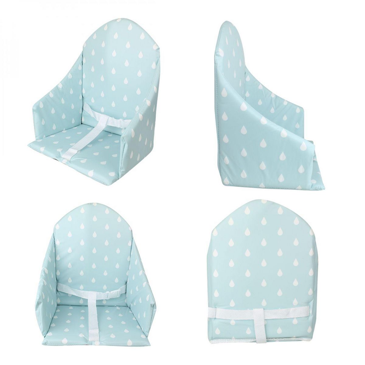 Monsieur Bébé Coussin d'assise universel Miam avec harnais pour chaise haute bébé