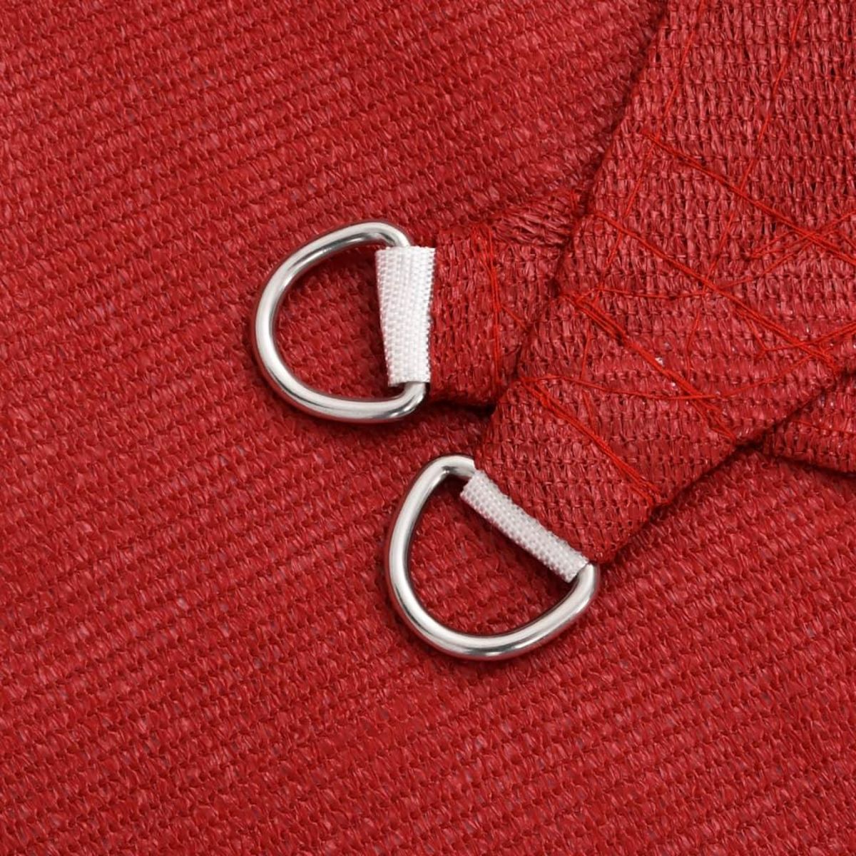 VIDAXL Voile d'ombrage 160 g/m^2 Rouge 2x3,5 m PEHD