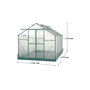Voir la diapositive 2 : Serre de jardin Polycarbonate / 10,33 m²