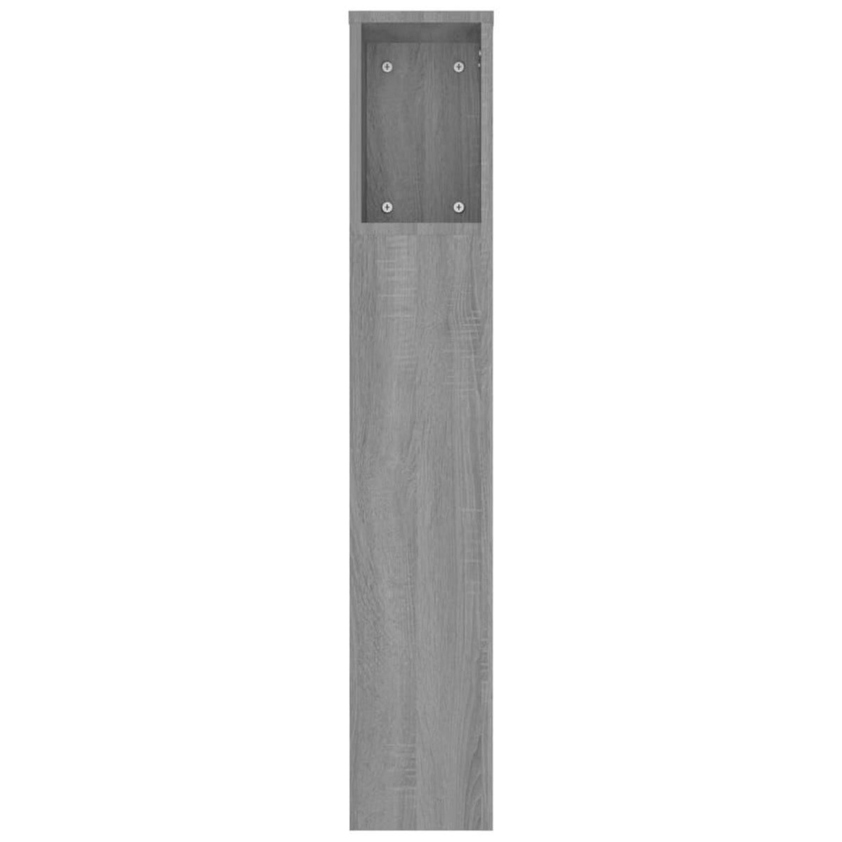 VIDAXL Armoire de tete de lit Sonoma gris 180x18,5x104,5 cm