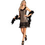 Voir la diapositive 2 : Boland Déguisement Charleston Flapper peacock - Femme - M - 38/40