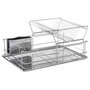 Voir la diapositive 1 : FIVE Égouttoir 2 Niveaux  Inox  47cm Argent