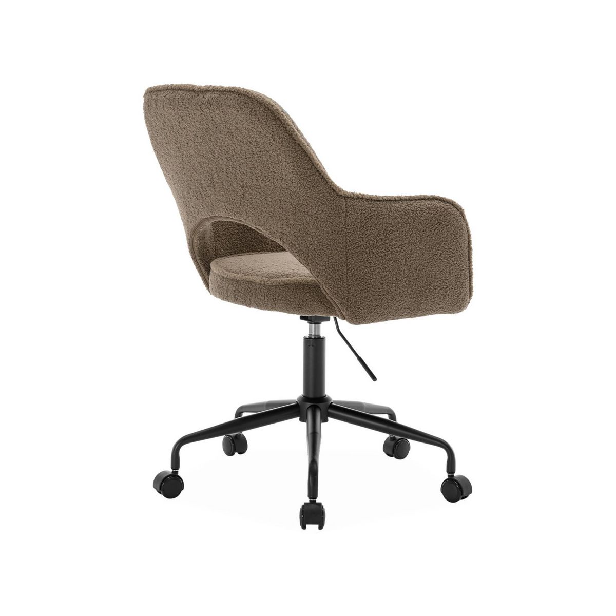 SWEEEK Chaise de bureau à roulettes, Jim, L 60 x P 62 x H 89 / 99cm.