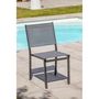 Voir la diapositive 2 : Paris Prix Lot de 2 Chaises de Jardin Empilables  Tolede  87cm Gris Anthracite
