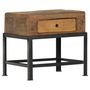 Voir la diapositive 1 : VIDAXL Table de chevet 40 x 35 x 40 cm bois de recuperation massif