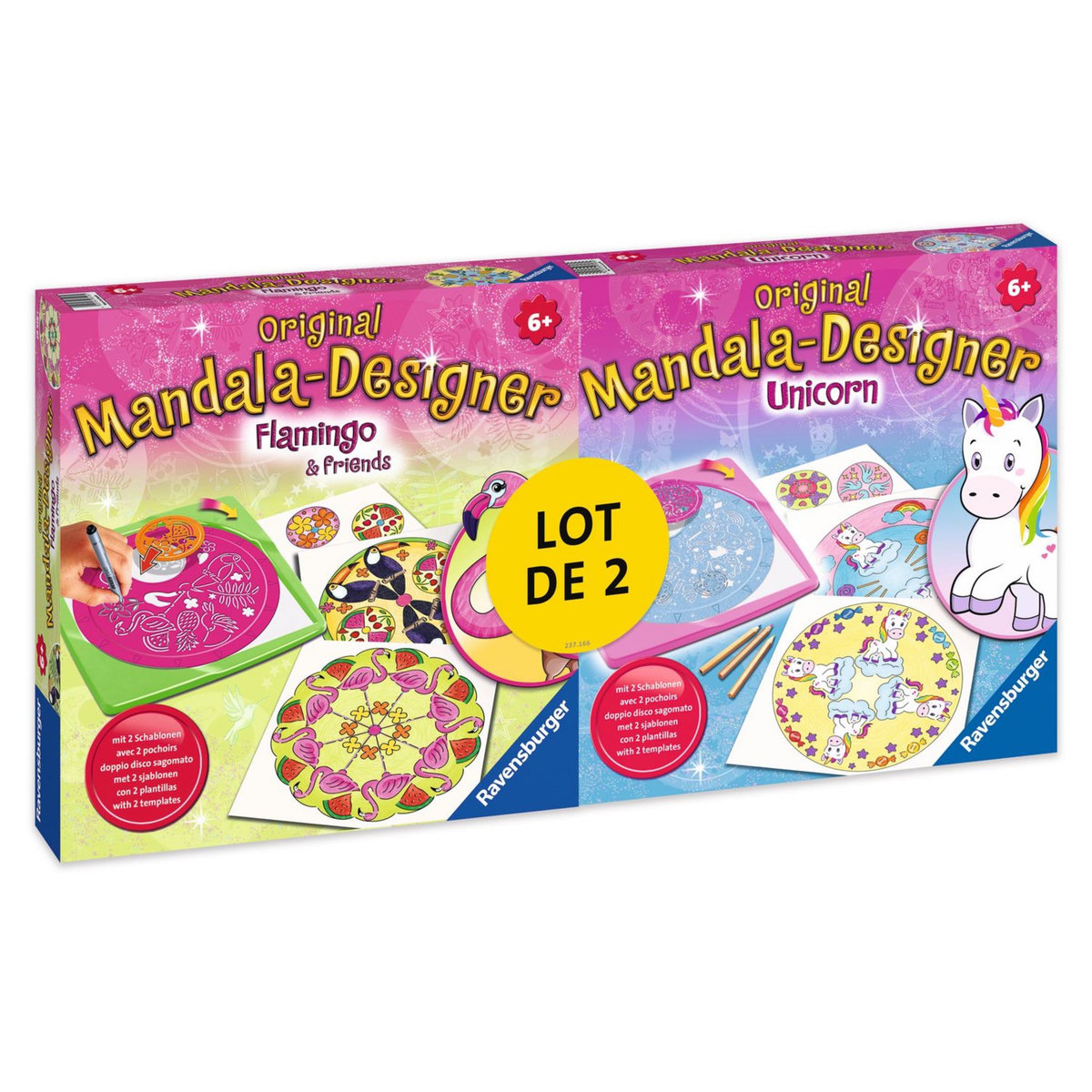 RAVENSBURGER Coffret 2 Mandala 