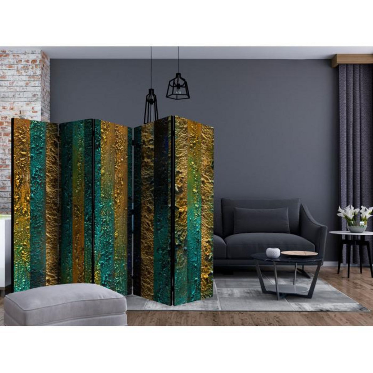 Paris Prix Paravent 5 Volets  Treasures of Atlantis  172x225cm