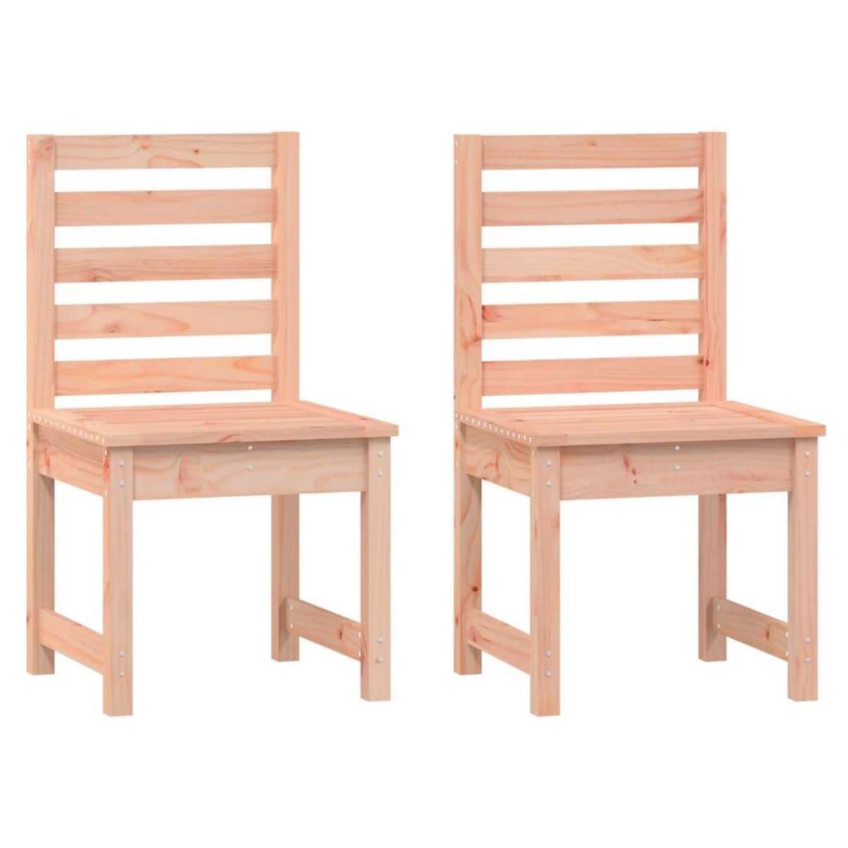 VIDAXL Chaises de jardin lot de 2 50x48x91,5 cm bois massif de douglas