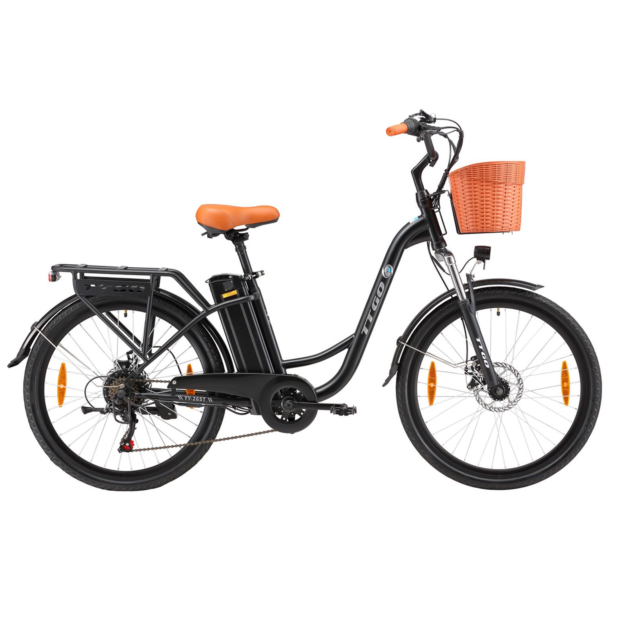 TTGO Vélo électrique urbain TTGO YY-26ST, 350 W. Coloris disponibles : Noir, Blanc