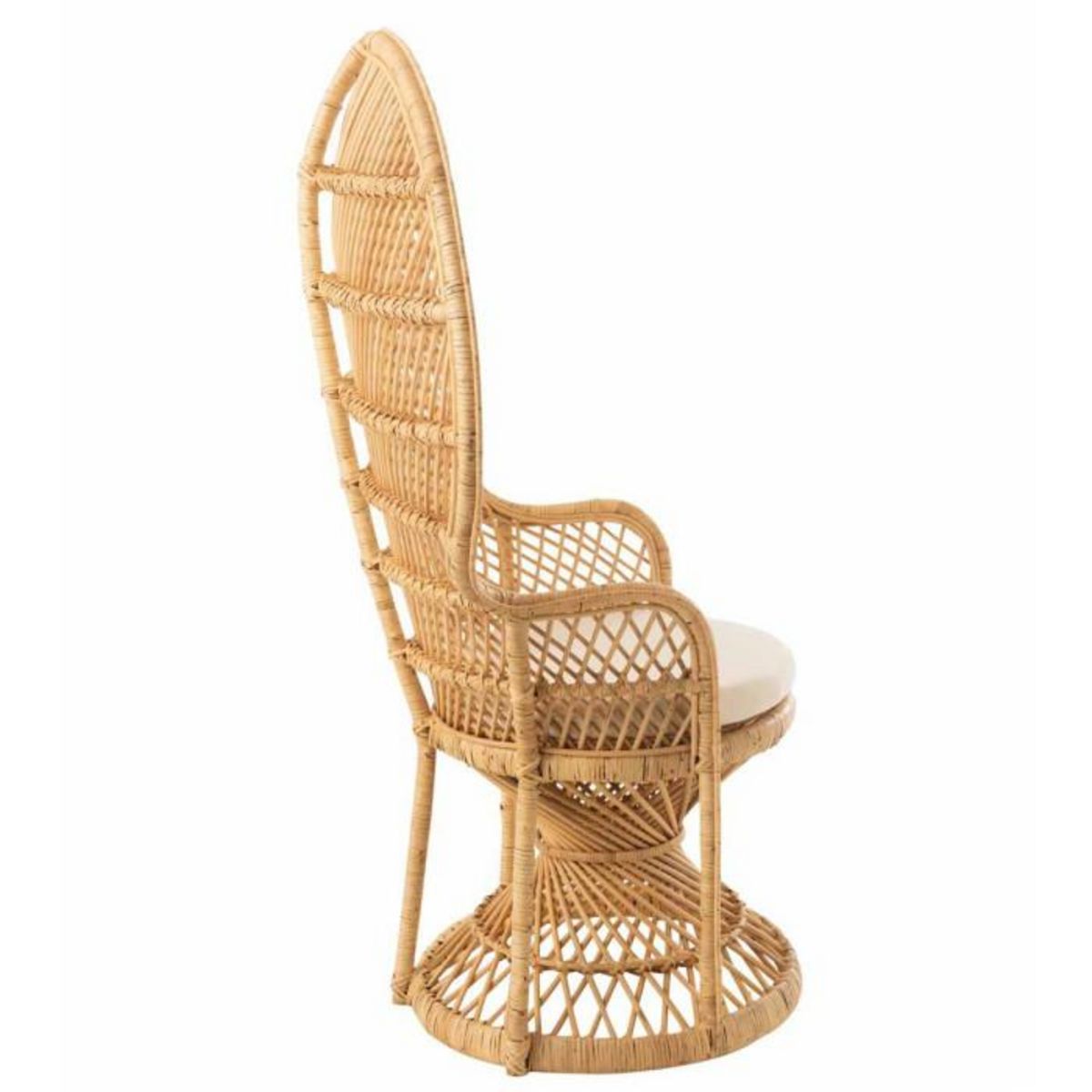 Paris Prix Fauteuil Design en Rotin  Poan  133cm Naturel