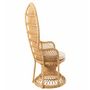 Voir la diapositive 3 : Paris Prix Fauteuil Design en Rotin  Poan  133cm Naturel