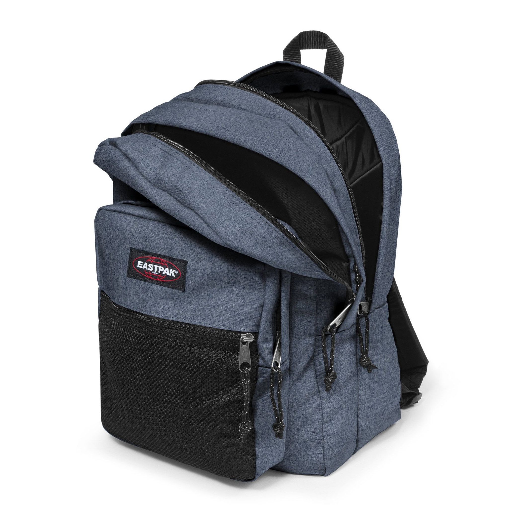 Voir la diapositive 3 : EASTPAK Sac à dos 2 compartiments bleu Pinnacle Crafty Jeans