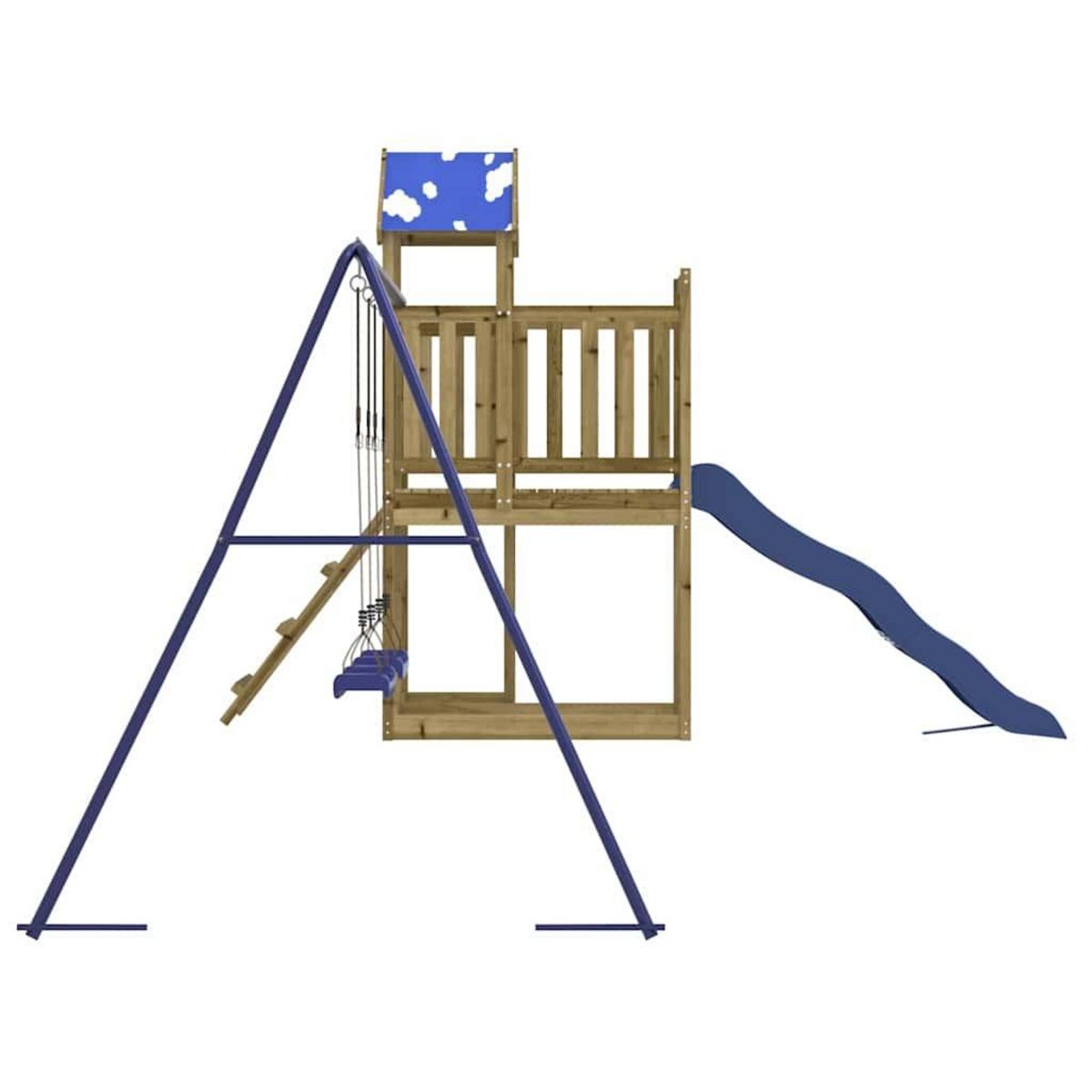 VIDAXL Aire de jeux d'exterieur bois de pin impregne