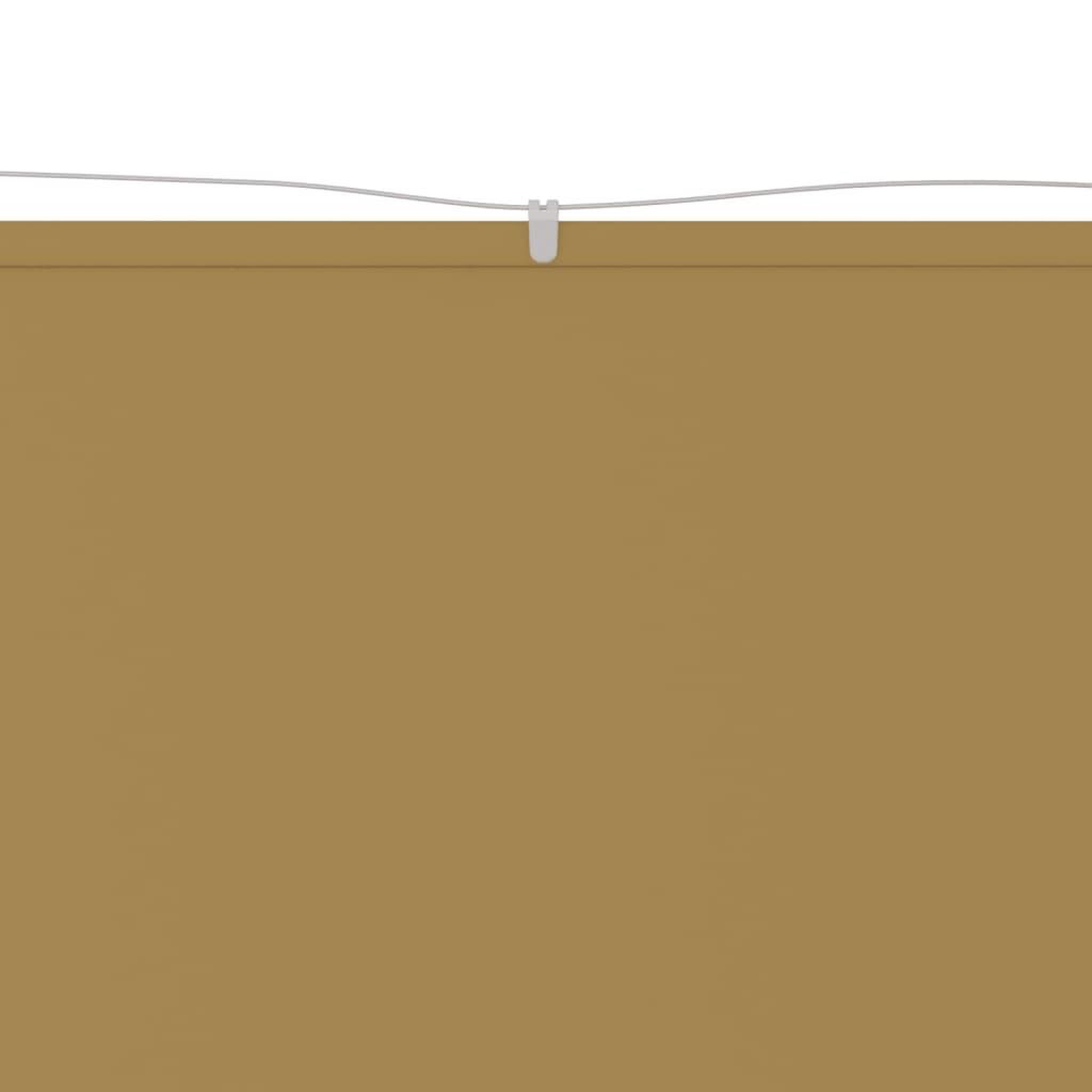 Voir la diapositive 3 : VIDAXL Auvent vertical Beige 140x600 cm Tissu oxford