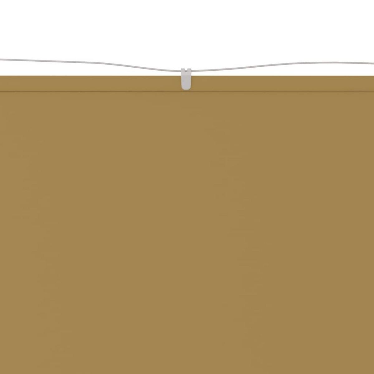 VIDAXL Auvent vertical Beige 140x600 cm Tissu oxford