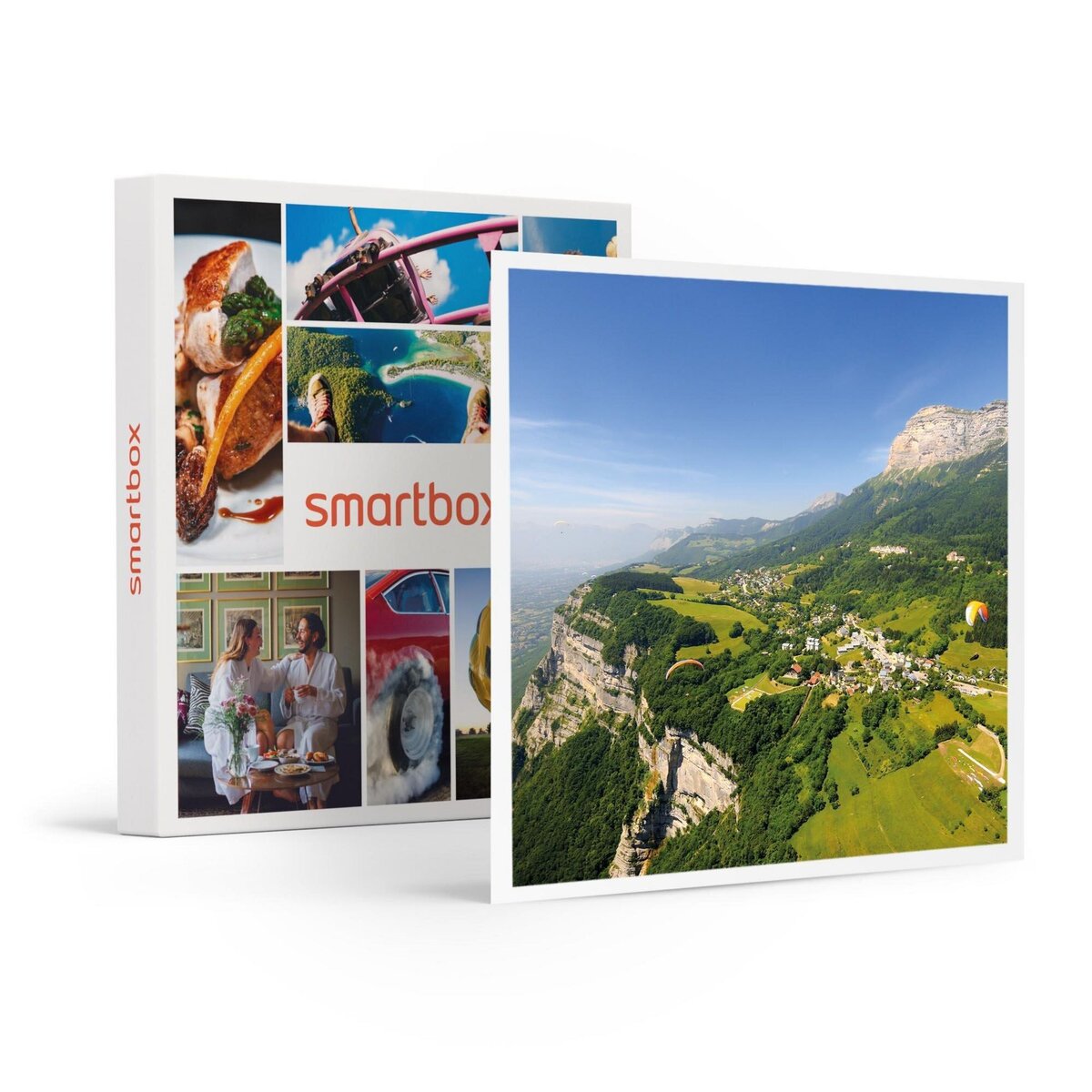 Smartbox Baptême en parapente de 15 minutes au lac d'Annecy - Coffret Cadeau Sport & Aventure