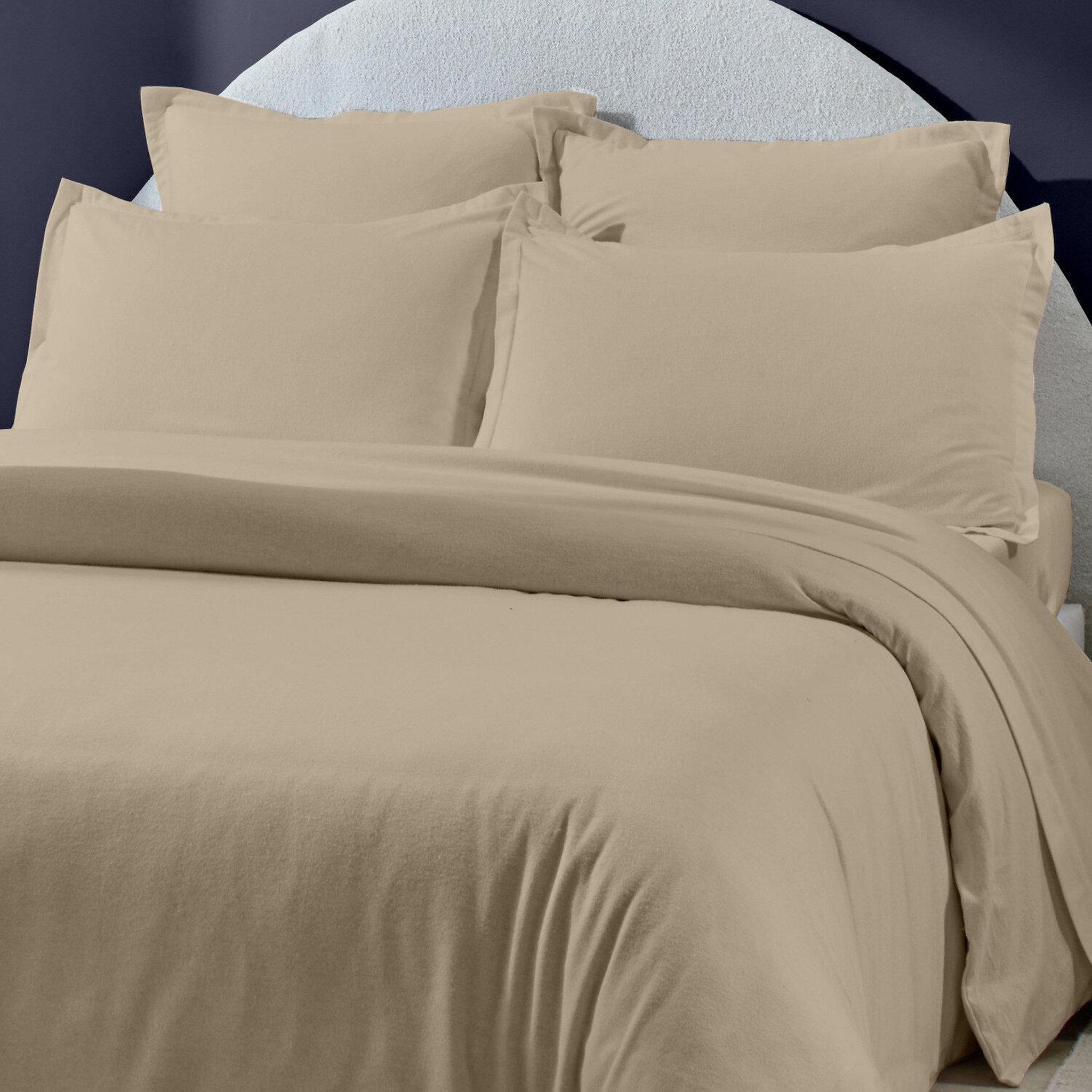 Voir la diapositive 3 : Home collection Housse de couette 100% flanelle de coton