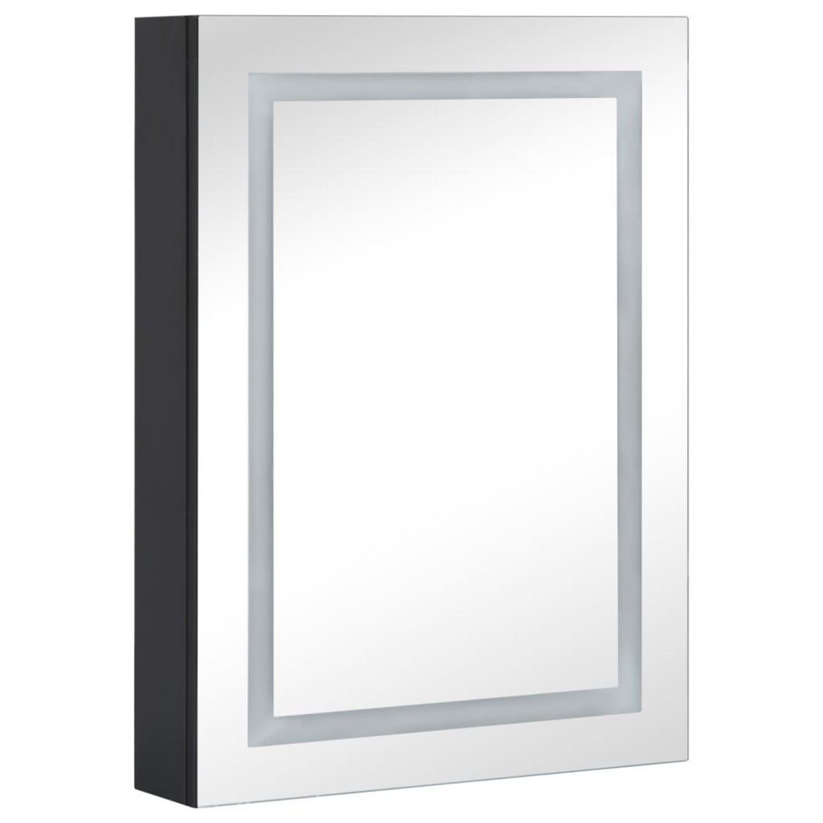 VIDAXL Armoire de salle de bain a miroir LED 50x13x70 cm