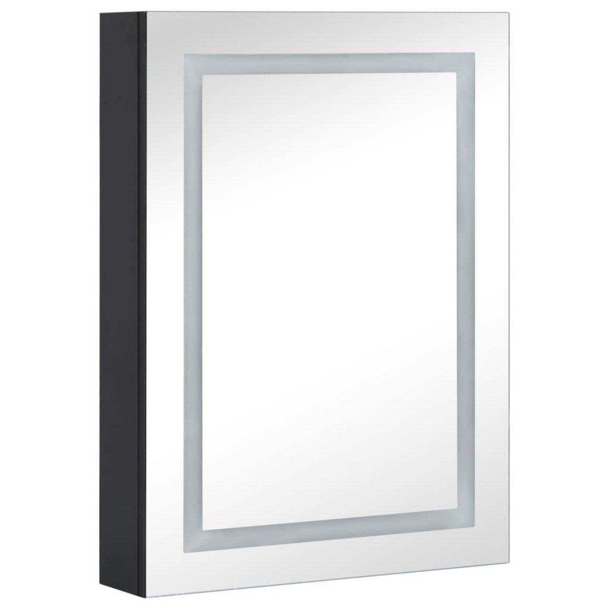VIDAXL Armoire de salle de bain a miroir LED 50x13x70 cm