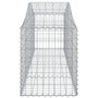 Voir la diapositive 4 : VIDAXL Panier de gabions arque 200x50x60/80 cm Fer galvanise