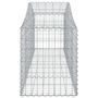 Voir la diapositive 4 : VIDAXL Panier de gabions arque 200x50x60/80 cm Fer galvanise