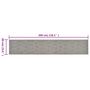 Voir la diapositive 6 : VIDAXL Tapis de cuisine lavable impression losange 60x300 cm velours