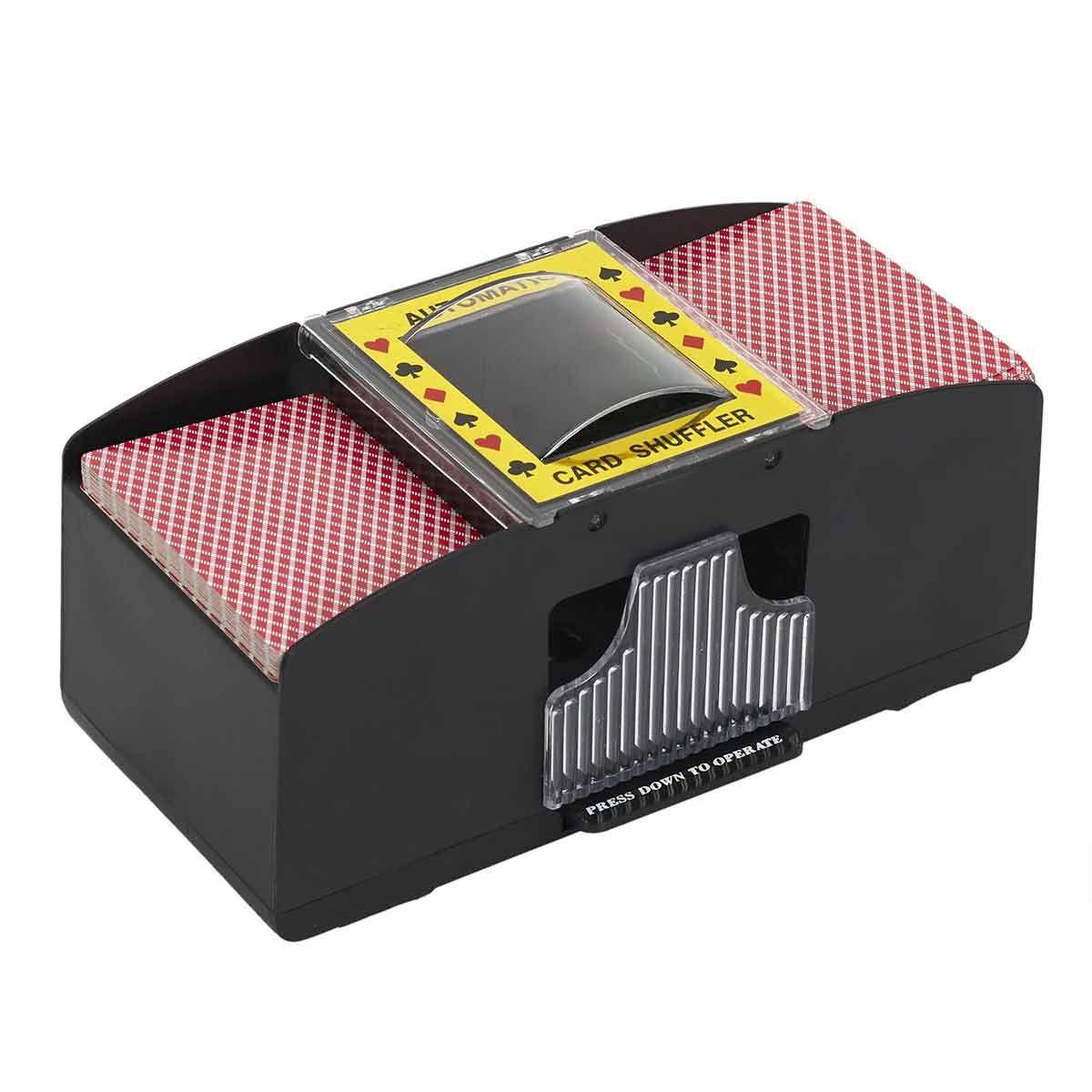 Voir la diapositive 2 : MISTER GADGET Mélangeur de Cartes  Jeux  20cm Noir