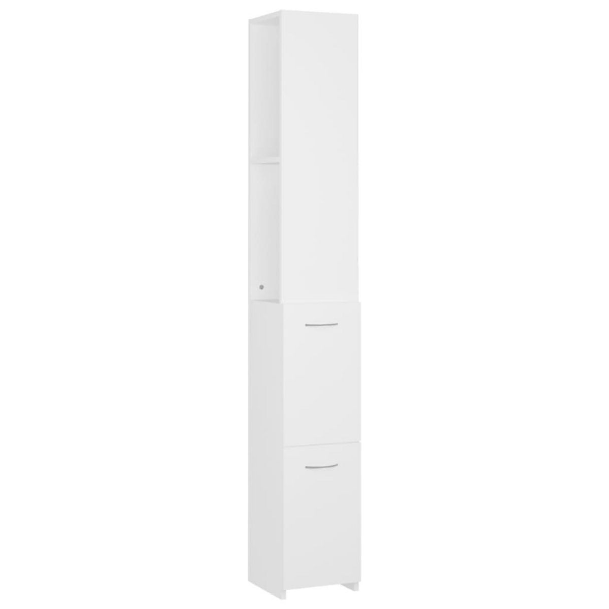 VIDAXL Armoire de salle de bain blanc 25x26,5x170 cm bois d'ingenierie