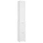 Voir la diapositive 2 : VIDAXL Armoire de salle de bain blanc 25x26,5x170 cm bois d'ingenierie