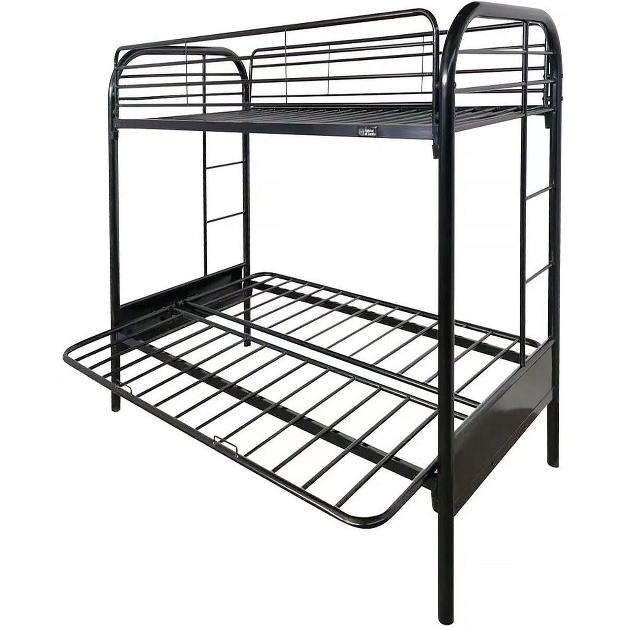 Voir la diapositive 3 : Habitat et Jardin Lit mezzanine  polo  - 90 x 190 cm - noir