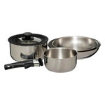 FIVE Batterie de Cuisine en Inox  6 Pièces  28cm Argent