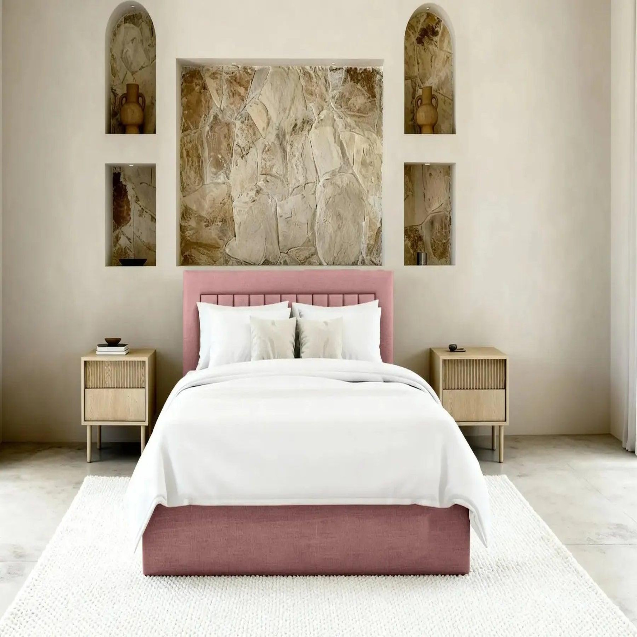 Voir la diapositive 3 : CASANOVA PARIS Camille - lit coffre tissu velours