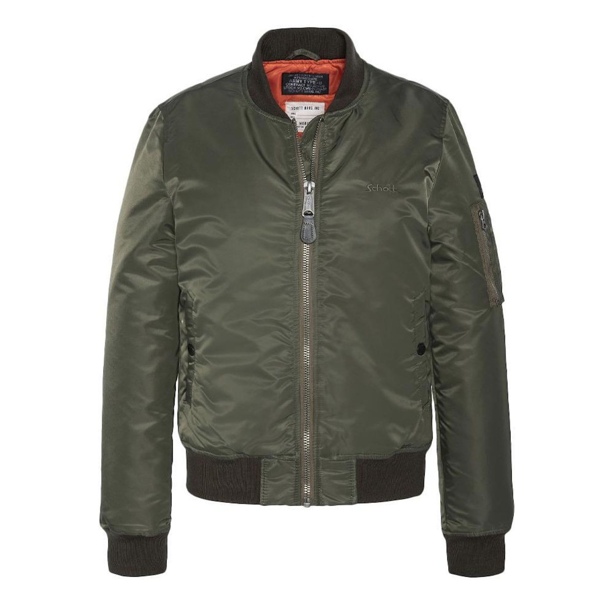 Schott Bomber Kaki Femme Schott Femme JET17W