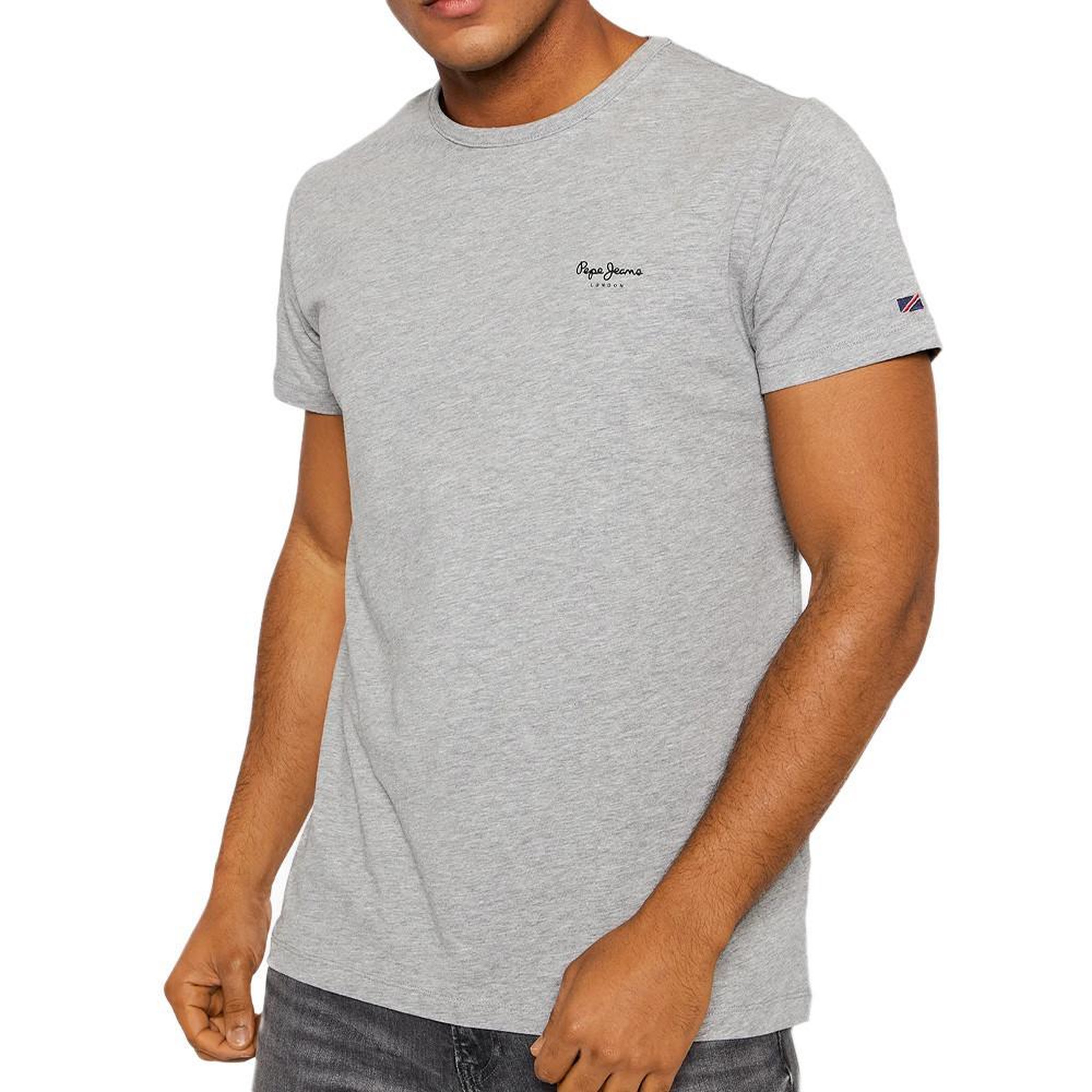 Voir la diapositive 1 : Pepe Jeans T-shirt Gris Homme Pepe Jeans Original Basic