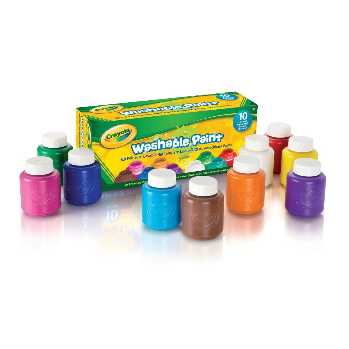 GOLIATH 10 pots de peinture lavable