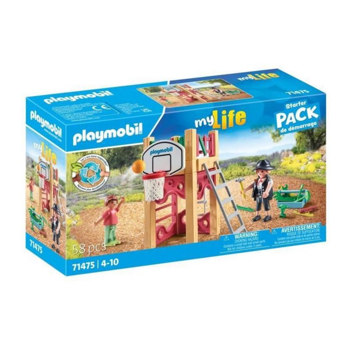 PLAYMOBIL PLAYMOBIL 71475 Charpentier avec tourelle de jeu