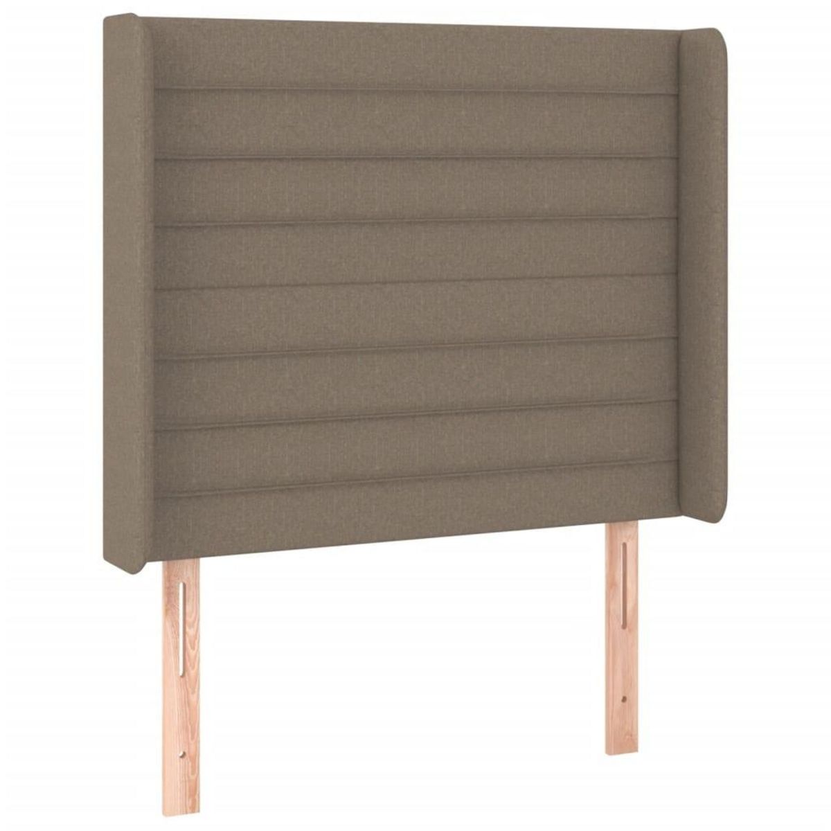 VIDAXL Tete de lit a LED Taupe 103x16x118/128 cm Tissu