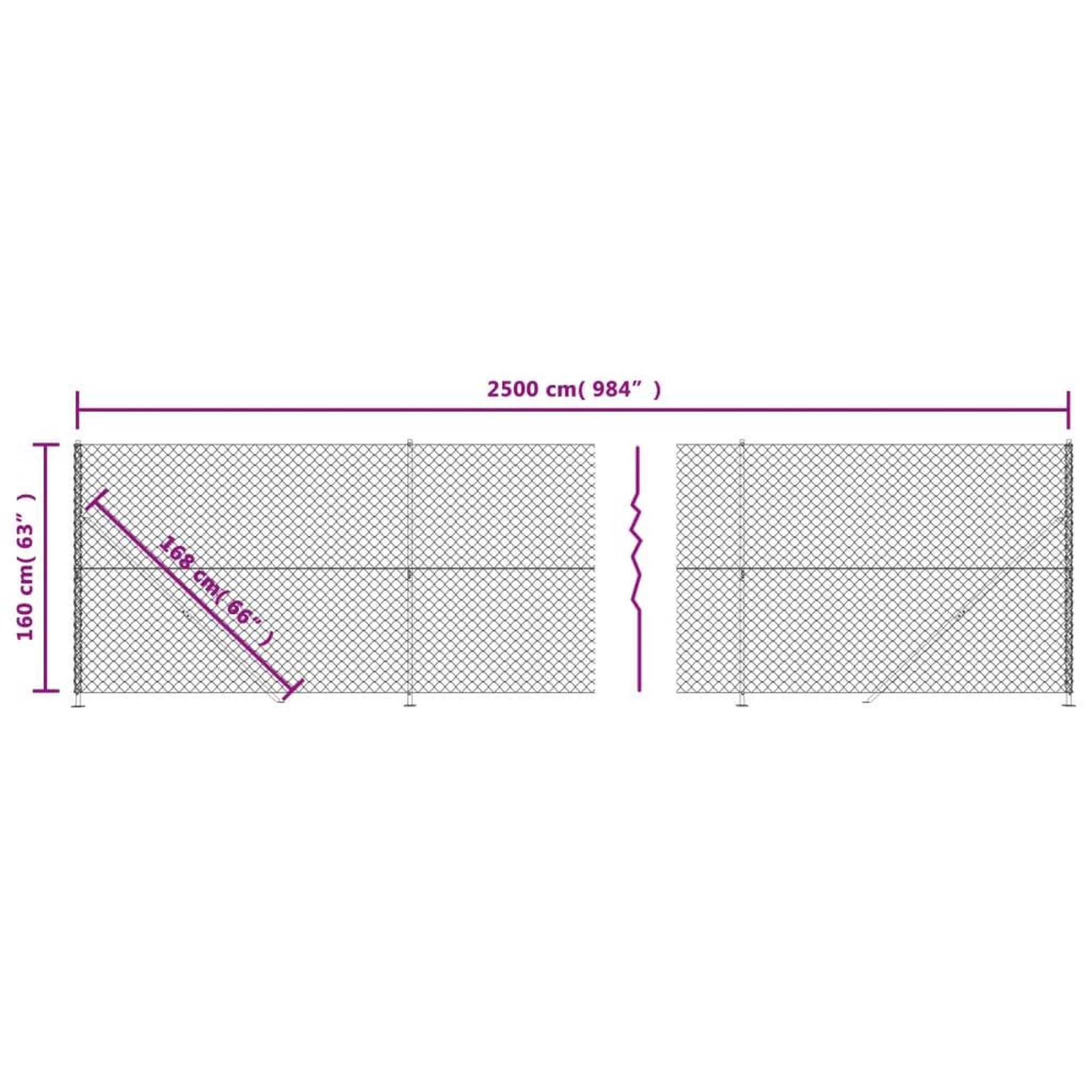 Voir la diapositive 6 : VIDAXL Cloture a mailles losangees avec bride vert 1,6x25 m